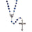 Metallic Crystal Rosary - Blue