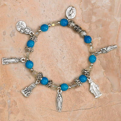 4-Pack - Marian Apparitions Stretch Bracelet
