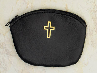 12-Pack - Black Large Rosary Pouch