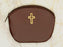 12-Pack - Brown Large Rosary Pouch