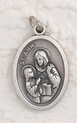St Anne Oxidized Pendant