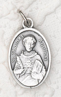 Oxidized Pendant- St Thomas Aquinas