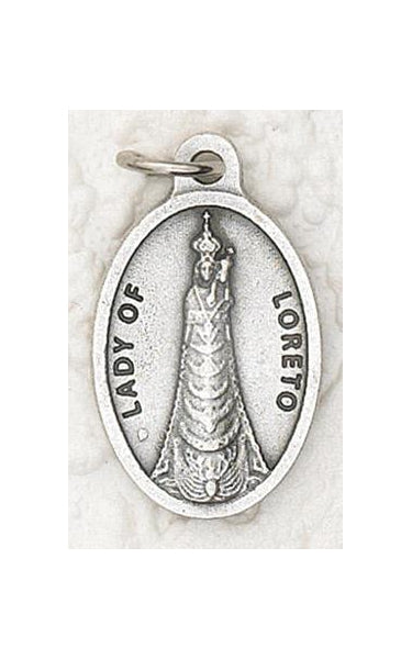 25-Pack - Oxidized Pendant-Lady of Loreto