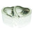 Double Heart Silver plated ring box