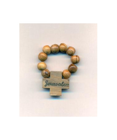 20-Pack - 2-inch Olive Wood Finger Rosary