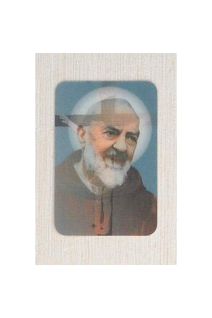 12-Pack - 3-D Card - Crucifixion/ Padre Pio