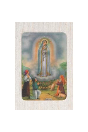 12-Pack - 3-D Card - Apparition of Fatima