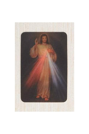 12-Pack - 3-D Card - Divine Mercy