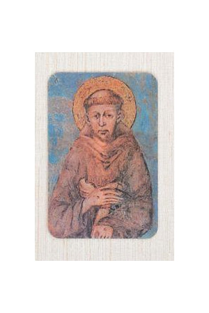 12-Pack - 3-D Holographic Card- Saint Francis