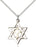 Two-Tone GF/SS Star of David Necklace Set
