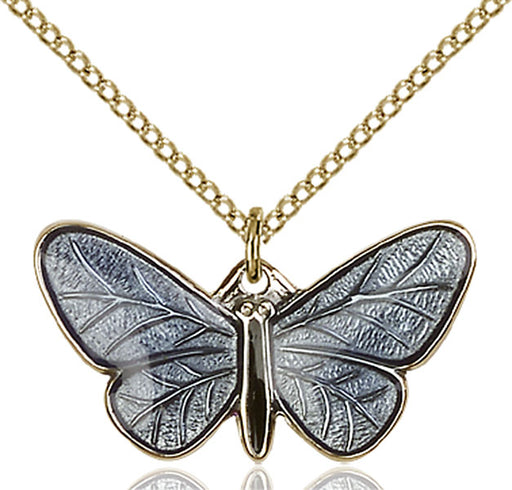 Gold-Filled Butterfly Necklace Set