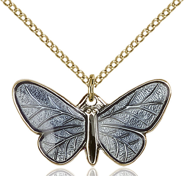 Gold-Filled Butterfly Necklace Set