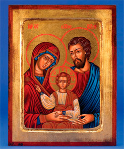 The Holy Family- hand-painted icon