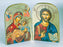 Greek Icon - Triptych- GLIKOFILOUSA WITH ANGELS