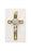 3 inch Saint Benedict Cross- Gold/Black Cross with Silver Corpus