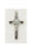 3 inch Saint Benedict Cross with Brown Cross and Silver Pendant and Corpus