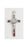 3 inch Saint Benedict Crucifix with Red Pearl Effect