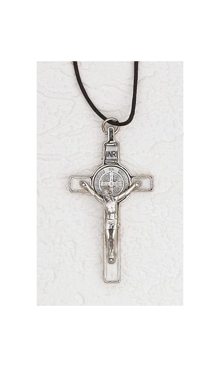 3 inch Saint Benedict Crucifix with Mother of Pearl