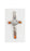 3 inch Saint Benedict Crucifix with Orange Pearl