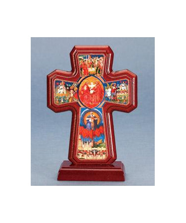 Cross of the Trinity on Base - 7 inch Boxed