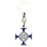 Saint Benedict Enamel Key Ring - Blue