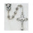5MM Silver Rosebud Rosary