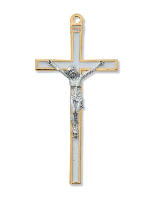 5-inch Crucifix with White Epoxy