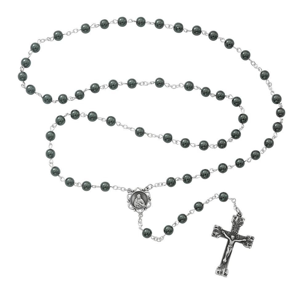 6MM Genuine Hematite Rosary