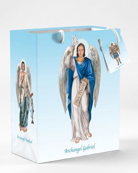 12-Pack - Small 4 Archangels Gift Bag with Gift Tissue
