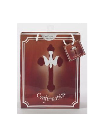 12-Pack - Large Confirmation Gift Bag with Gift Tissue