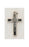 2 inch Saint Benedict Cross - Black Enamel