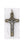 12-Pack - 1 Inch Saint Benedict Cross- Brass/Black with Cord