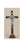 8 inch Brown Saint Benedict Enameled Crucifix