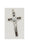 4.5-inch Saint Benedict Hanging Wall Cross Silver/ Black