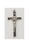 4.5-inch Saint Benedict Hanging Wall Cross Brown with Enamel Pendant Light Brown