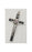4.5-inch Saint Benedict Hanging Wall Cross Black with Blue/Red Pendant