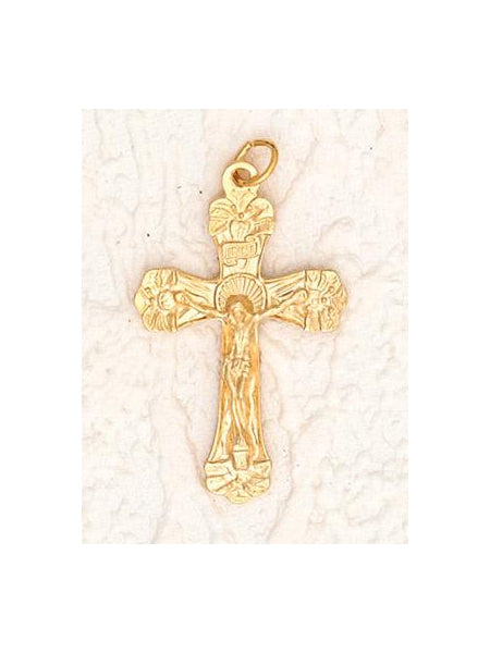 25-Pack - Trinity Crucifix (Gold) - 1-1/2 inch