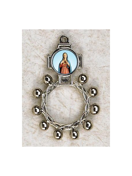 12-Pack - Immaculate Heart of Mary Finger Rosary Sold in