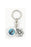 6-Pack - Sliding Petal Keyring with Saint Peregrine and Pray for Us