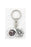 6-Pack - Sliding Petal Keyring with Saint Francis and Pray for Us