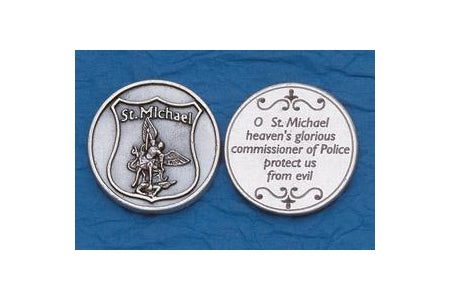 25-Pack - Religious Coin Token - Policeman's Prayer- Saint Michael