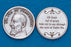 Religious Coin Token St Padre Pio with Prayer