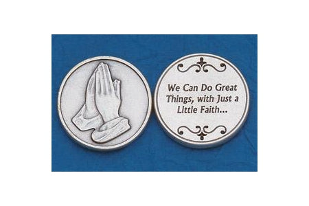 25-Pack - Religious Coin Token - We can do great things with just a little faith