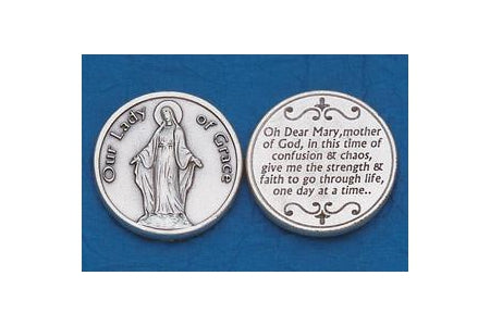 25-Pack - Religious Coin Token - Our Lady of Grace