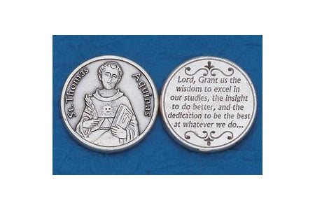 25-Pack - Religious Coin Token - Saint Thomas Aquinas