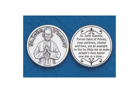 25-Pack - Religious Coin Token - Saint John Vianney