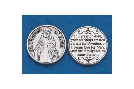 25-Pack - Religious Coin Token - Saint Teresa of Avila