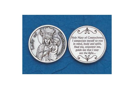 25-Pack - Religious Coin Token - Czestochowa