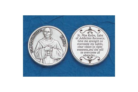 25-Pack - Religious Coin Token - Saint Maximillian Kolbe