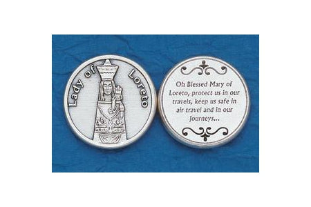 25-Pack - Religious Coin Token - Lady of Loreto